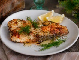Cepta zivs ar citronu un dillēm