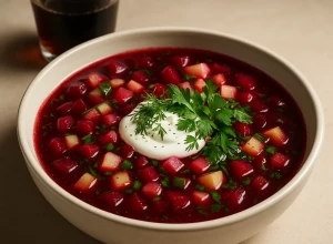 Aukstā zupa ar kvasu