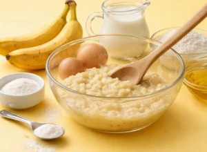 Banānu pankūku mīkla