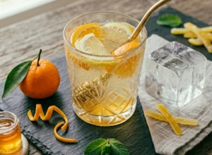 Citrusu atsvaidzinošais dzēriens
