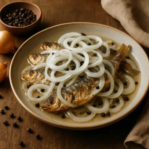 Ceptas reņģes marinādē