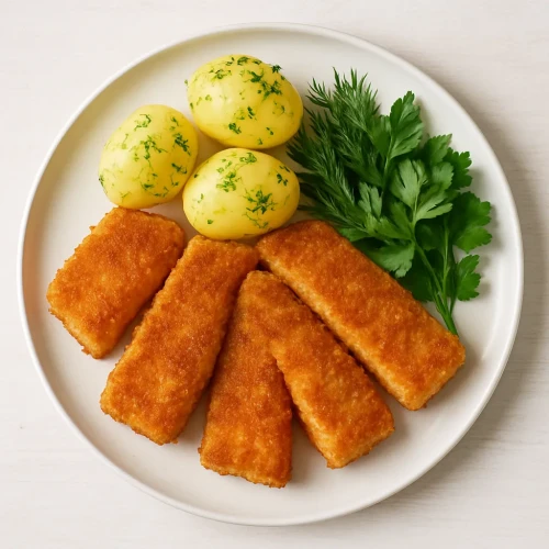 Cepts laša filejas gabaliņi sviestā