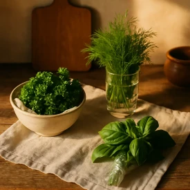 Kā uzglabāt zaļumus: 7 paņēmieni svaigumam un aromātam